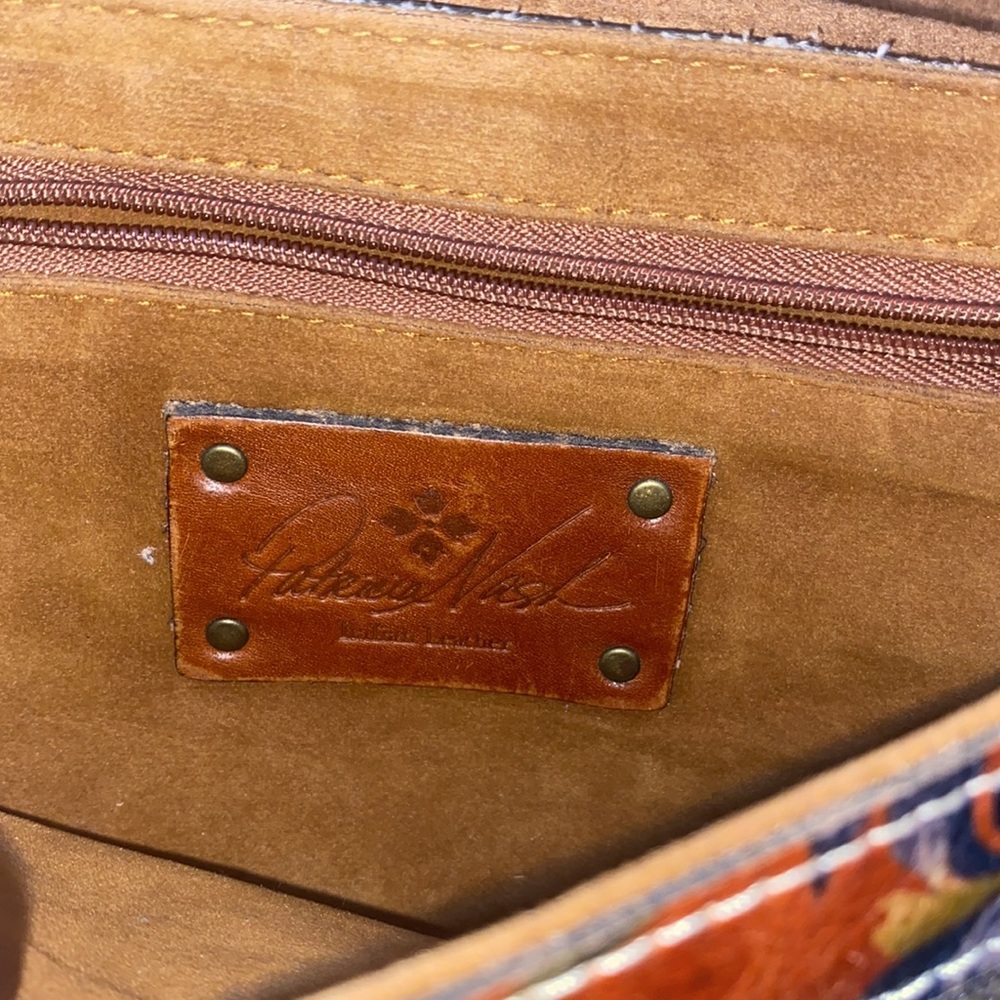 Patricia Nash Floral Leather Crossbody bag - Picture 11 of 14